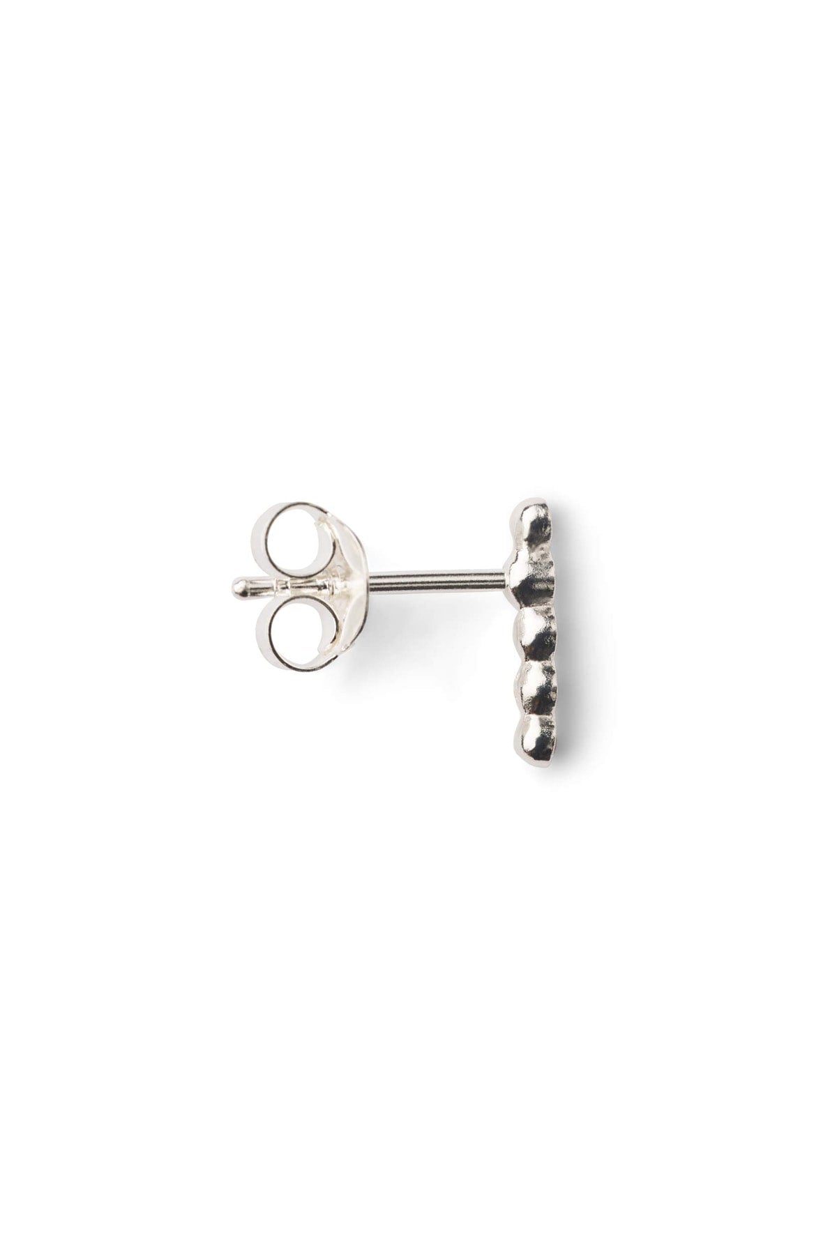 Diamond ear stud - Rabens Momento I Silver w/ Champaign diamond 2 - Rabens Saloner