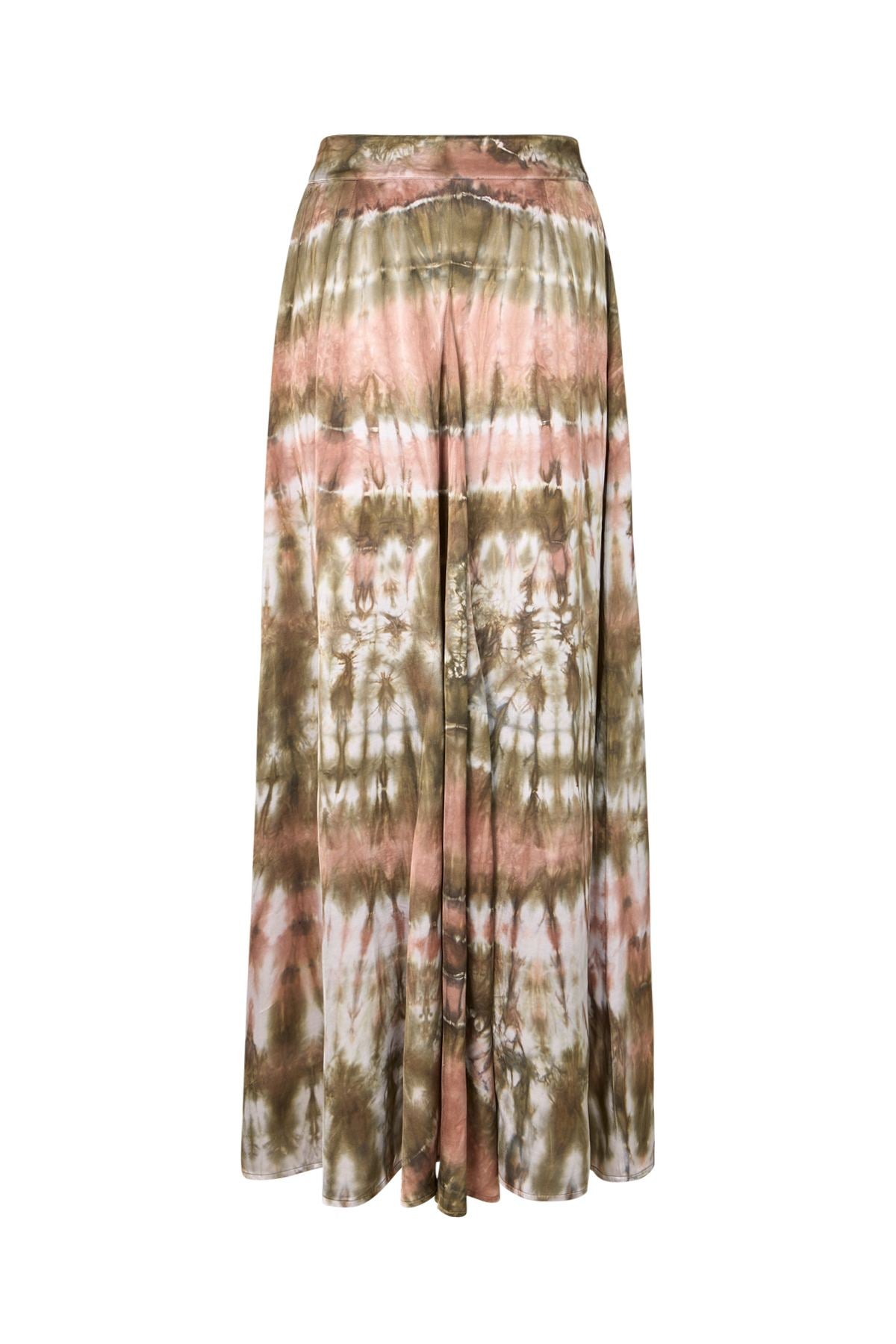 Henriette - Lava print button skirt I Rust combo 5 - Rabens Saloner