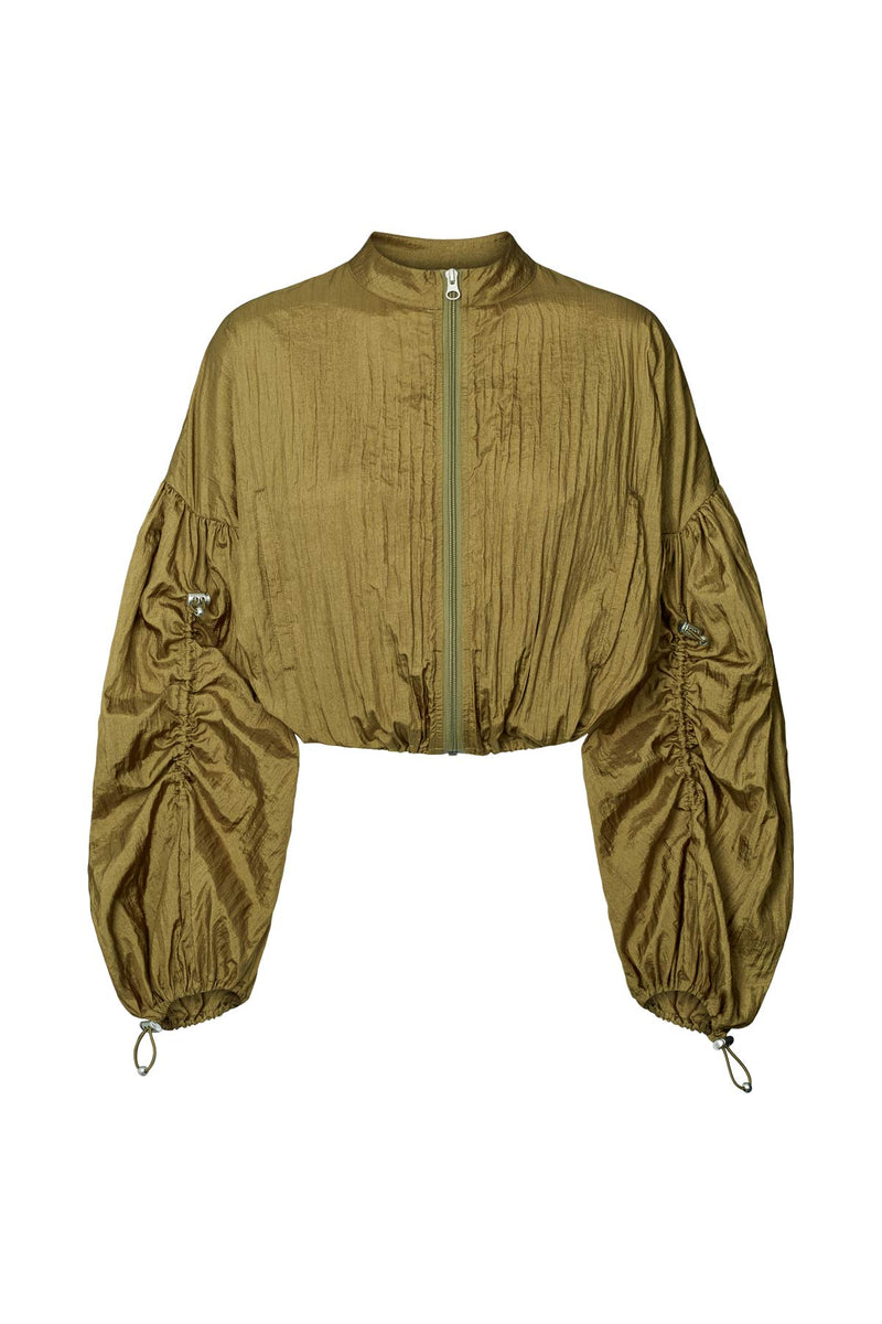 Isobel - Parachute cropped jacket I Army Army XS  3 - Rabens Saloner