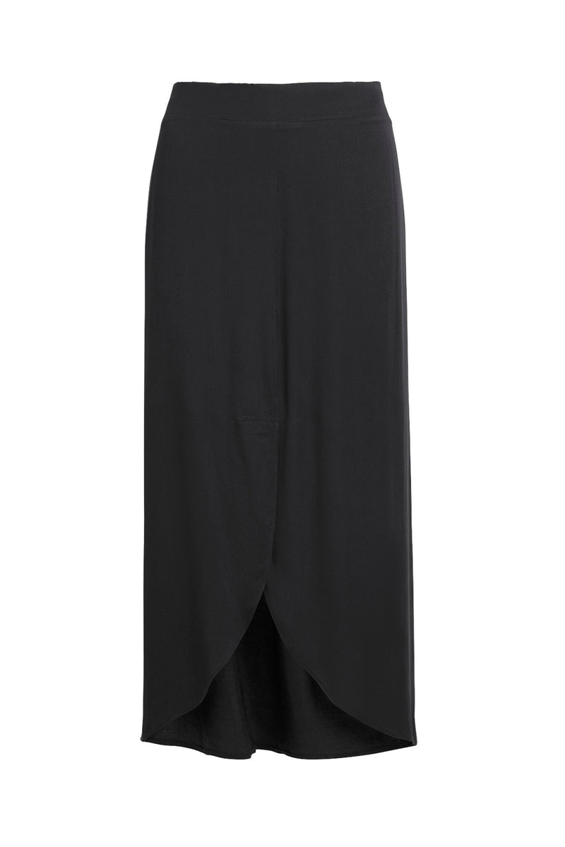 Noelle - Solid tulip skirt BLACK XS  5 - Rabens Saloner