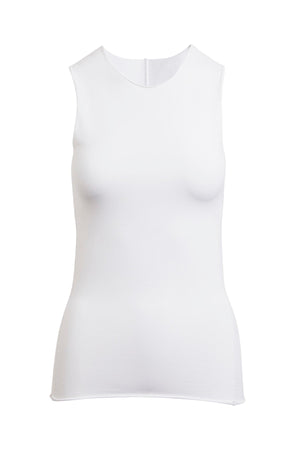 Shiva - Basic long top I White White XS  1 - Rabens Saloner