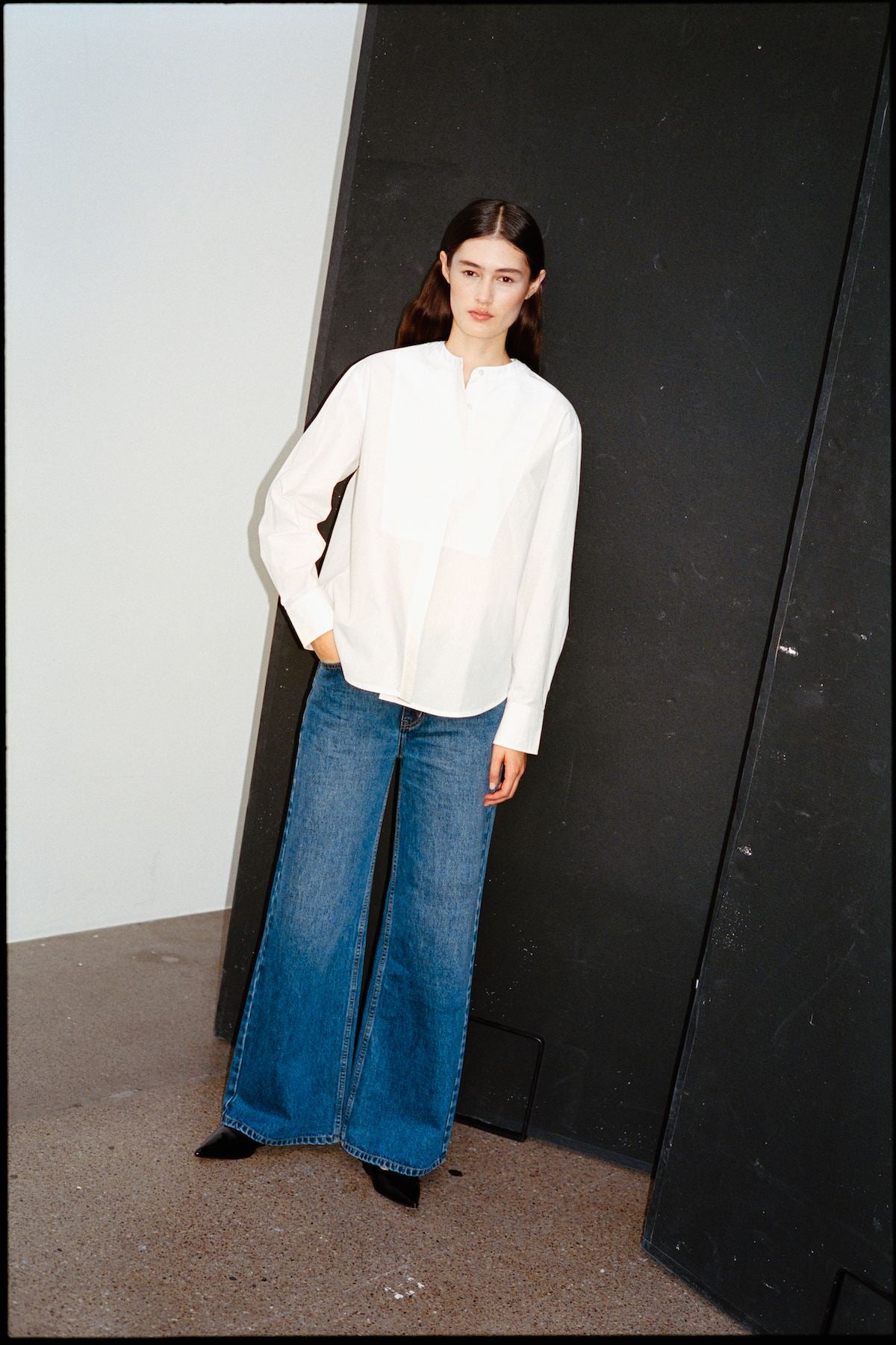 Ini - Denim pants I Washed Indigo 8 - Rabens Saloner