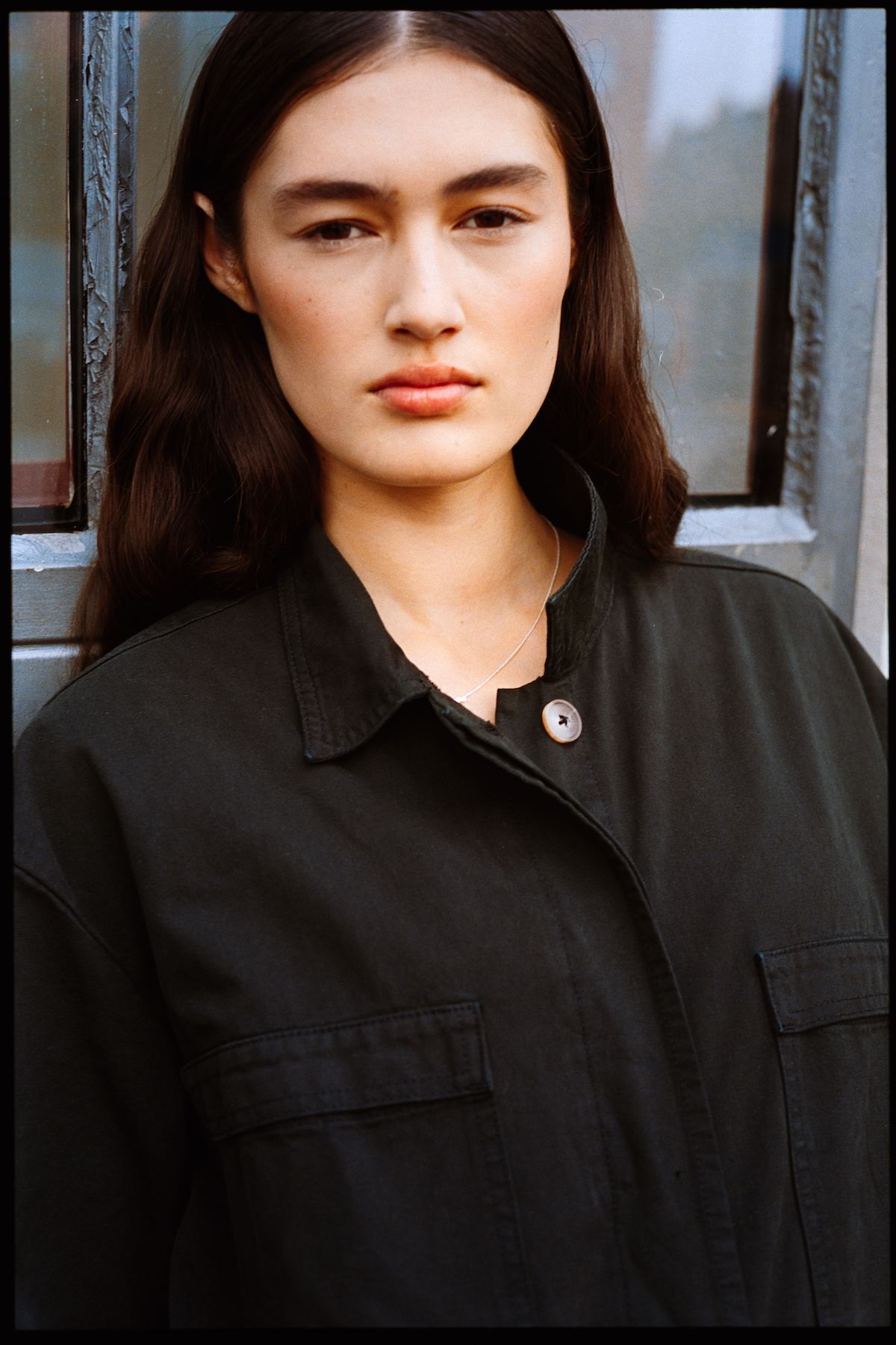 Jozette - Canvas light jumpsuit I Faded black 7 - Rabens Saloner