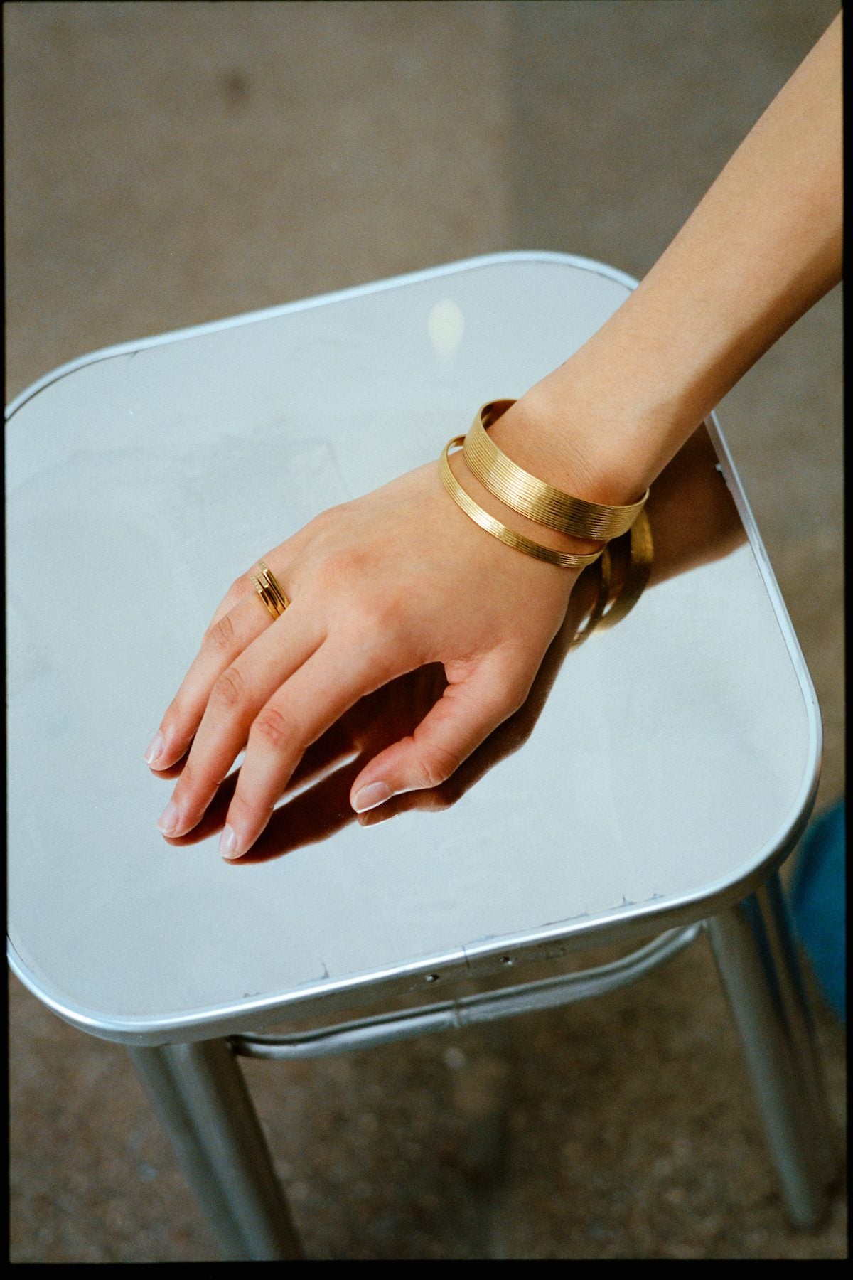 Diamond ring large - Rabens Momento I Gold w/ Champaign diamond 3 - Rabens Saloner