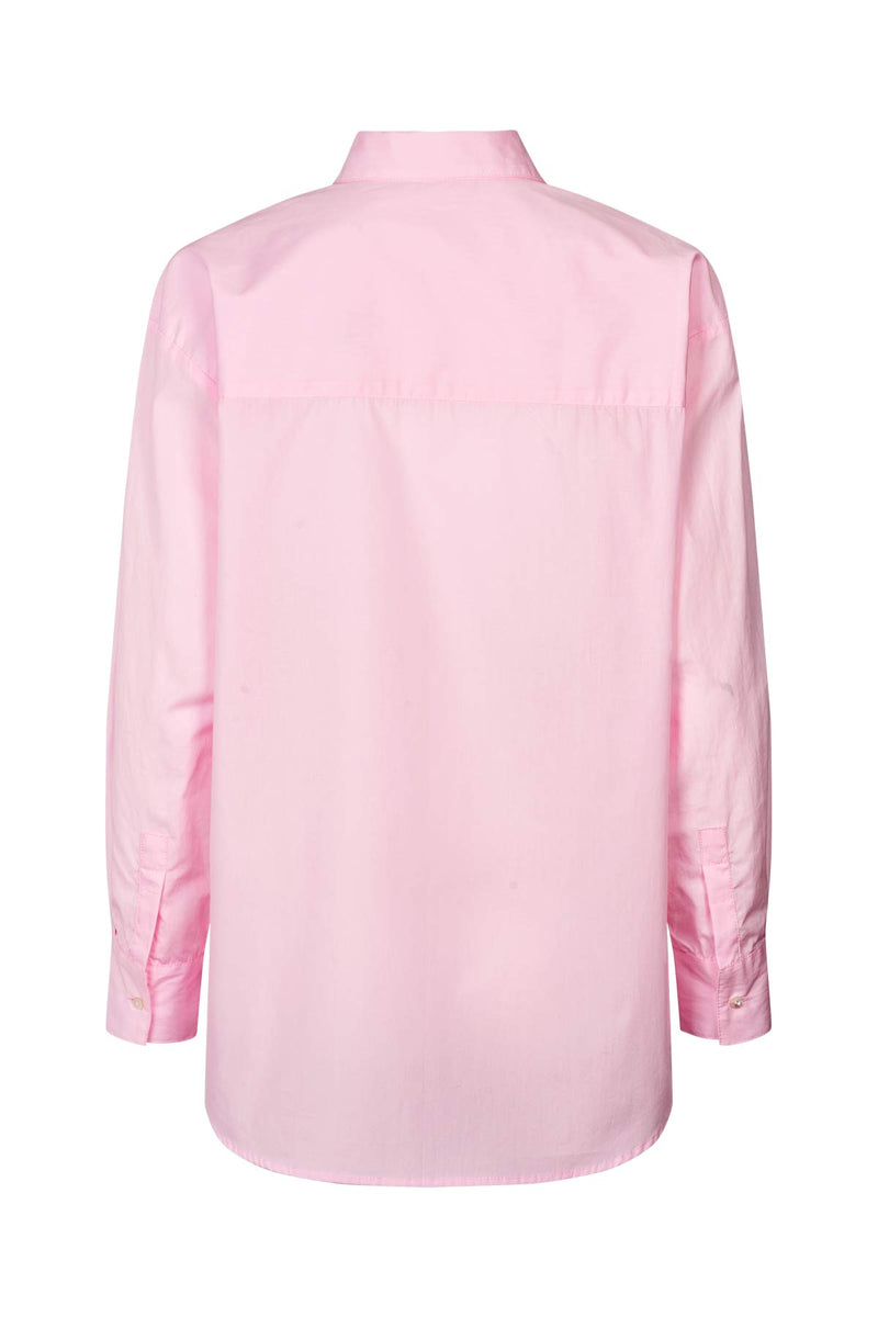 Lorna - Poplin bib front shirt I Light pink    4 - Rabens Saloner