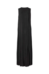 Chili - Sandwashed long placket dress I Black    4 - Rabens Saloner