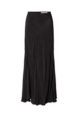 Jelena - Sandwashed long skirt I Black Black XS  3 - Rabens Saloner