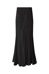 Jelena - Sandwashed long skirt I Black    4 - Rabens Saloner