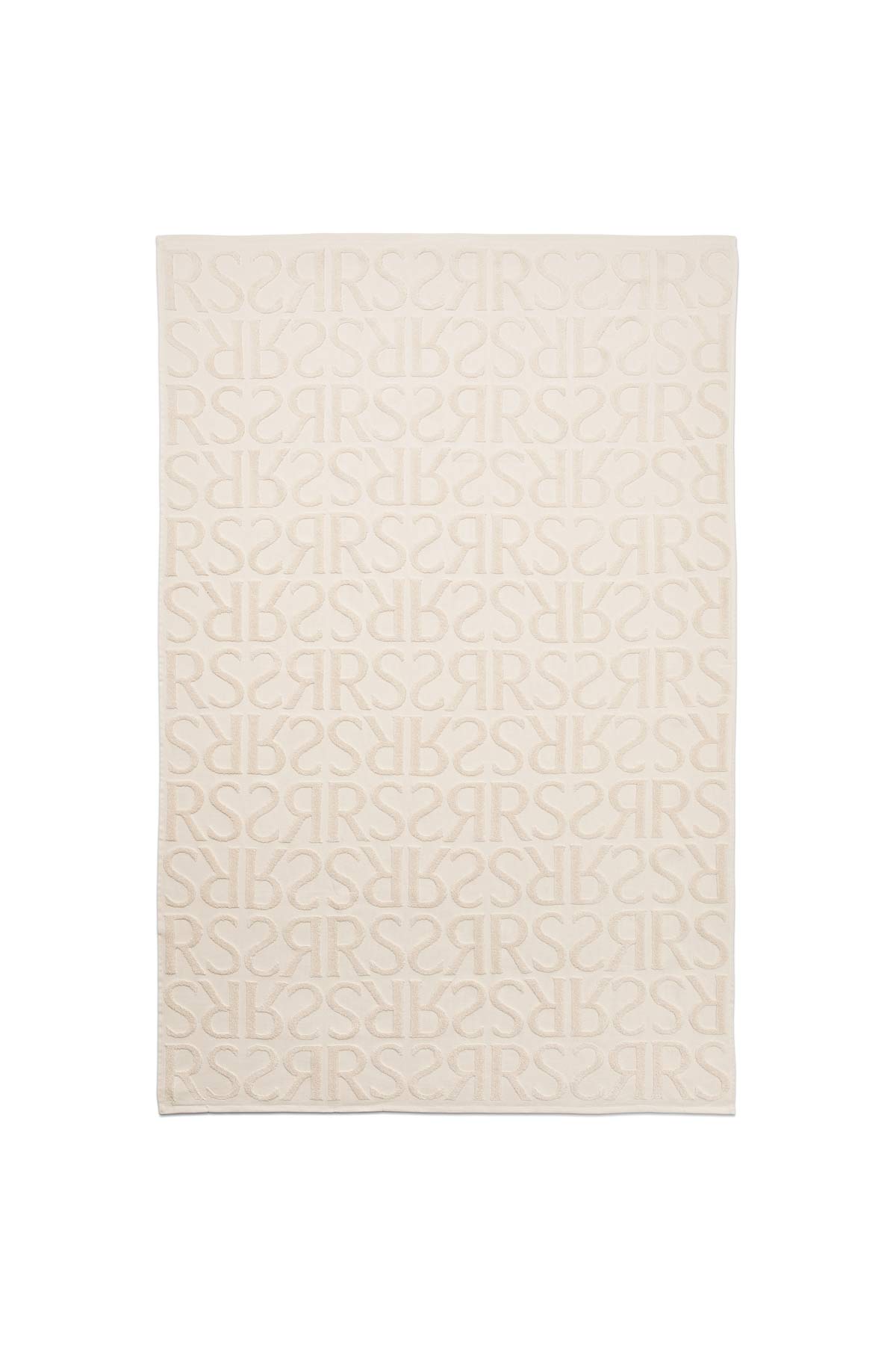 Monogram bath towel - Bath towel 100x150 cm I Ivory Ivory 100x150cm 1 - Rabens Saloner