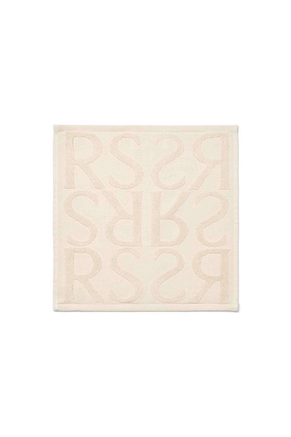 Monogram wash cloth - Wash cloth 30x30 cm I Ivory Ivory 30x30cm 1 - Rabens Saloner