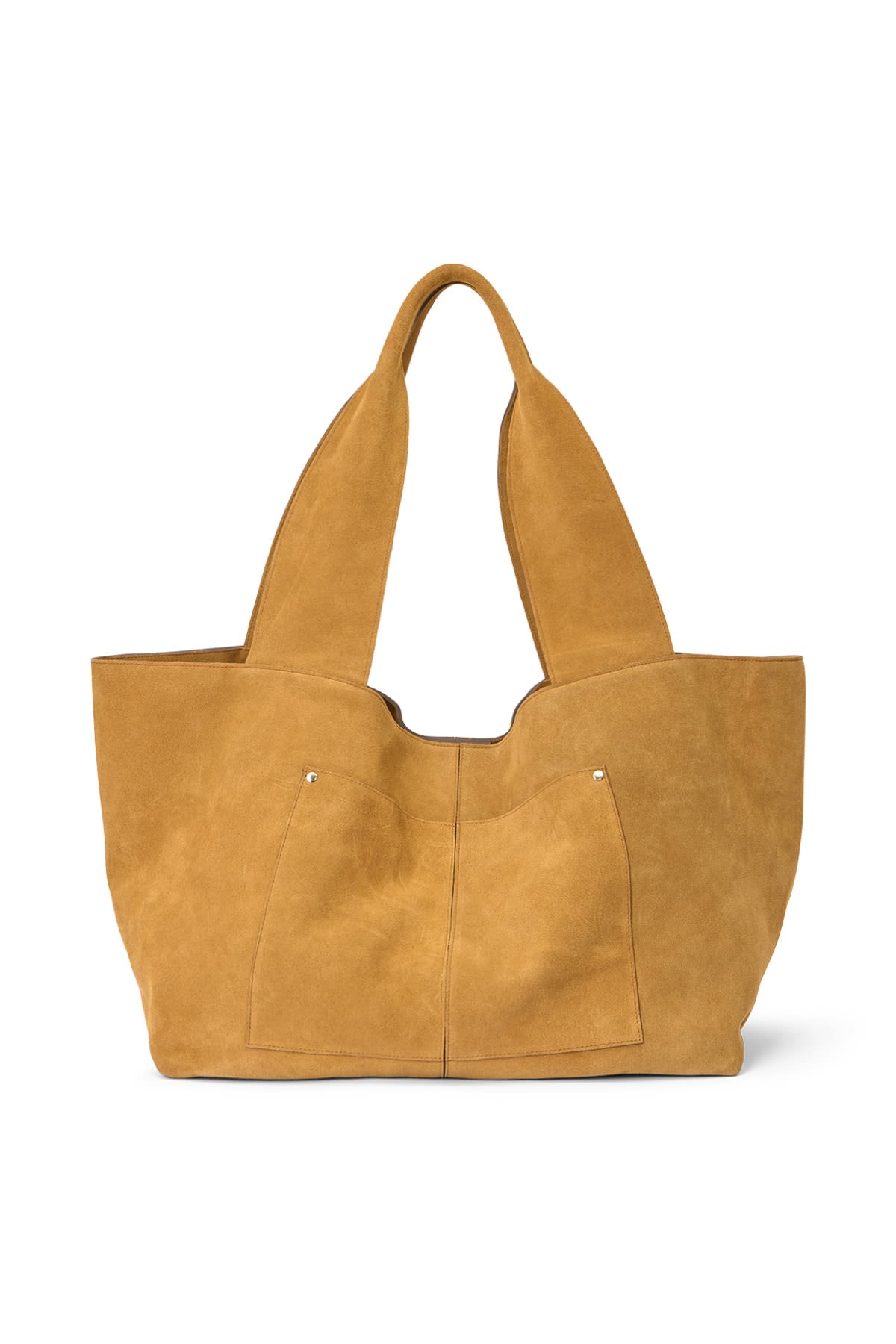 Semira - Heavy suede large bag I Whiskey 4 - Rabens Saloner