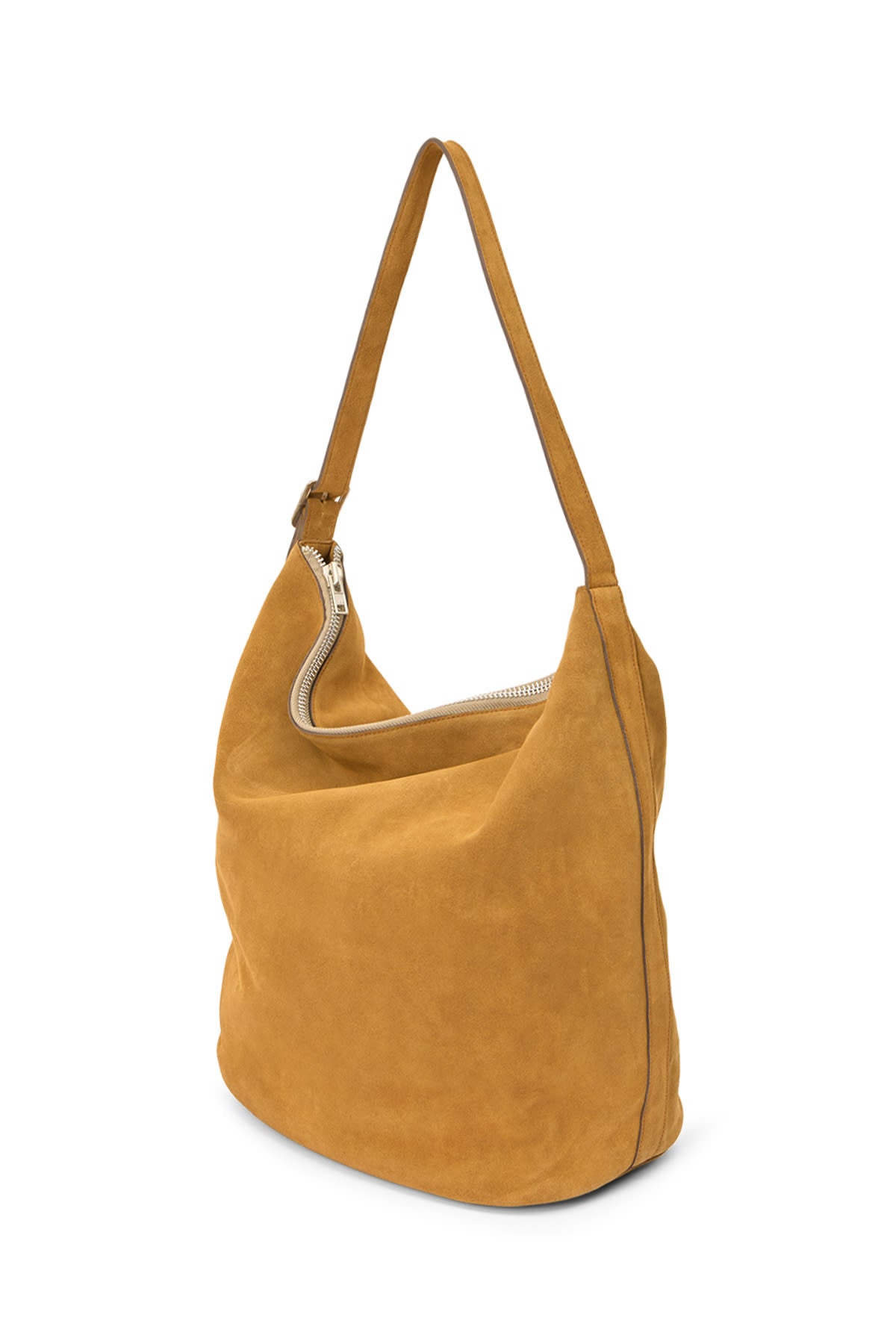 Shamika - Heavy suede shoulder bag I Whiskey 6 - Rabens Saloner