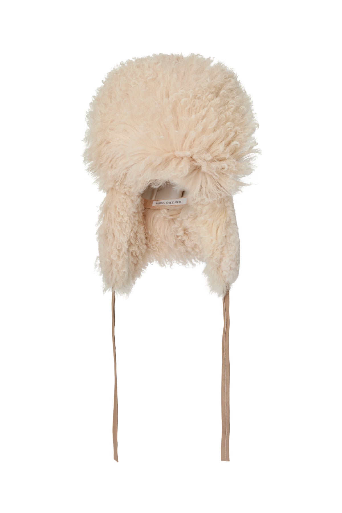 Lune - Duo shearling hat I Chalk 2 - Rabens Saloner