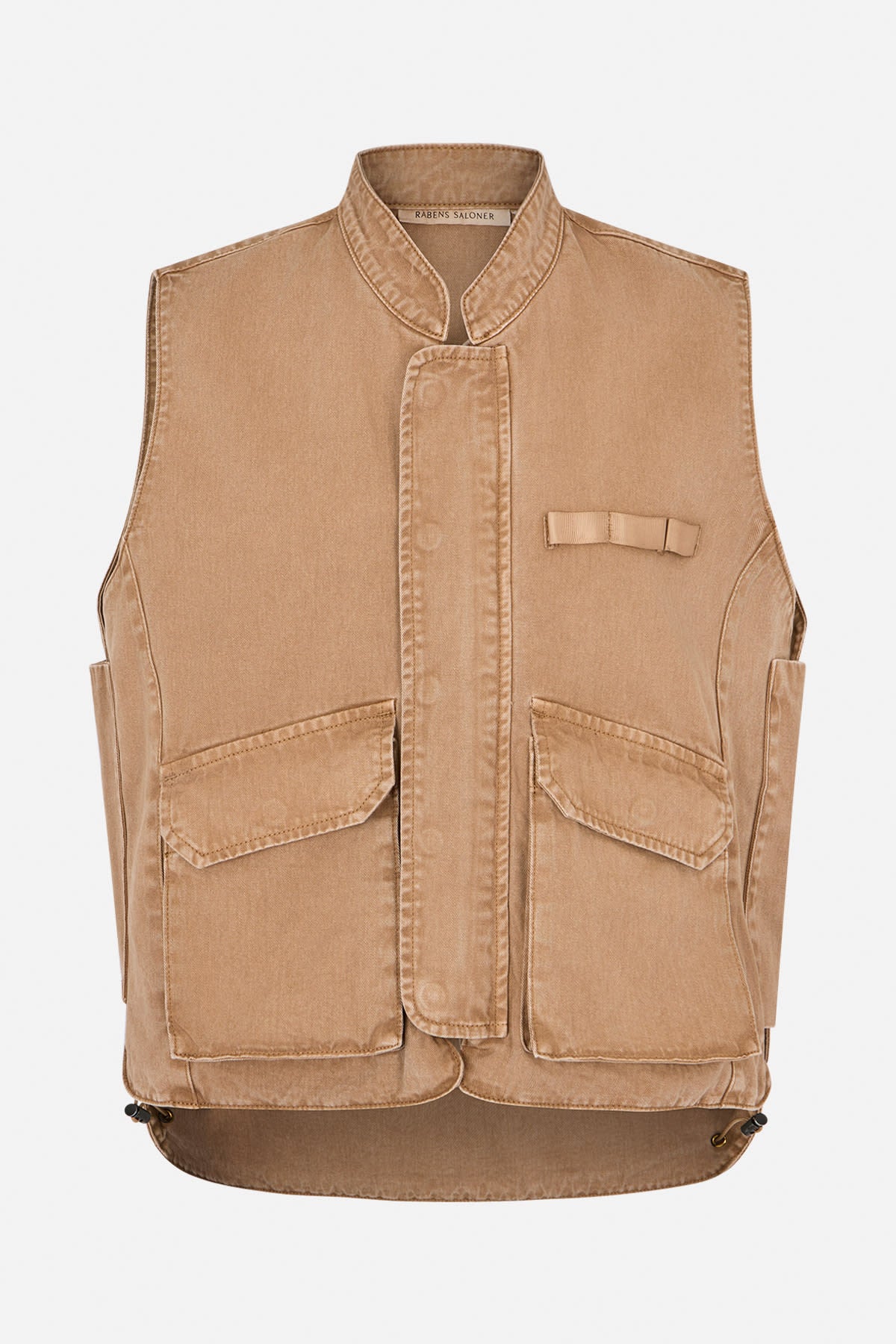 Beena - Canvas vest I Washed tobacco Washed tobacco XS/S 5 - Rabens Saloner