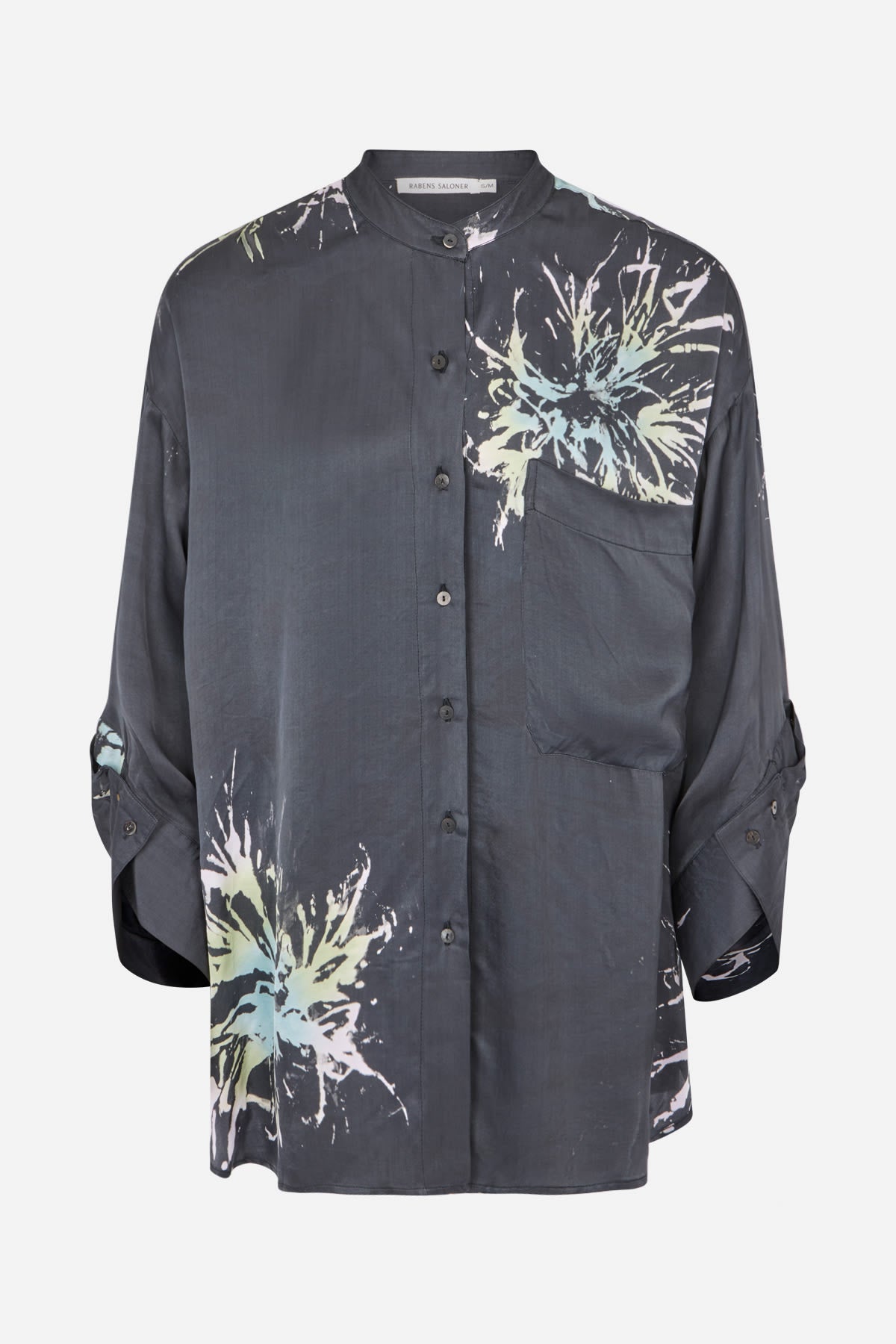 Bobbies short - Lumière oversize shirt I Iron grey Iron grey XS/S 4 - Rabens Saloner