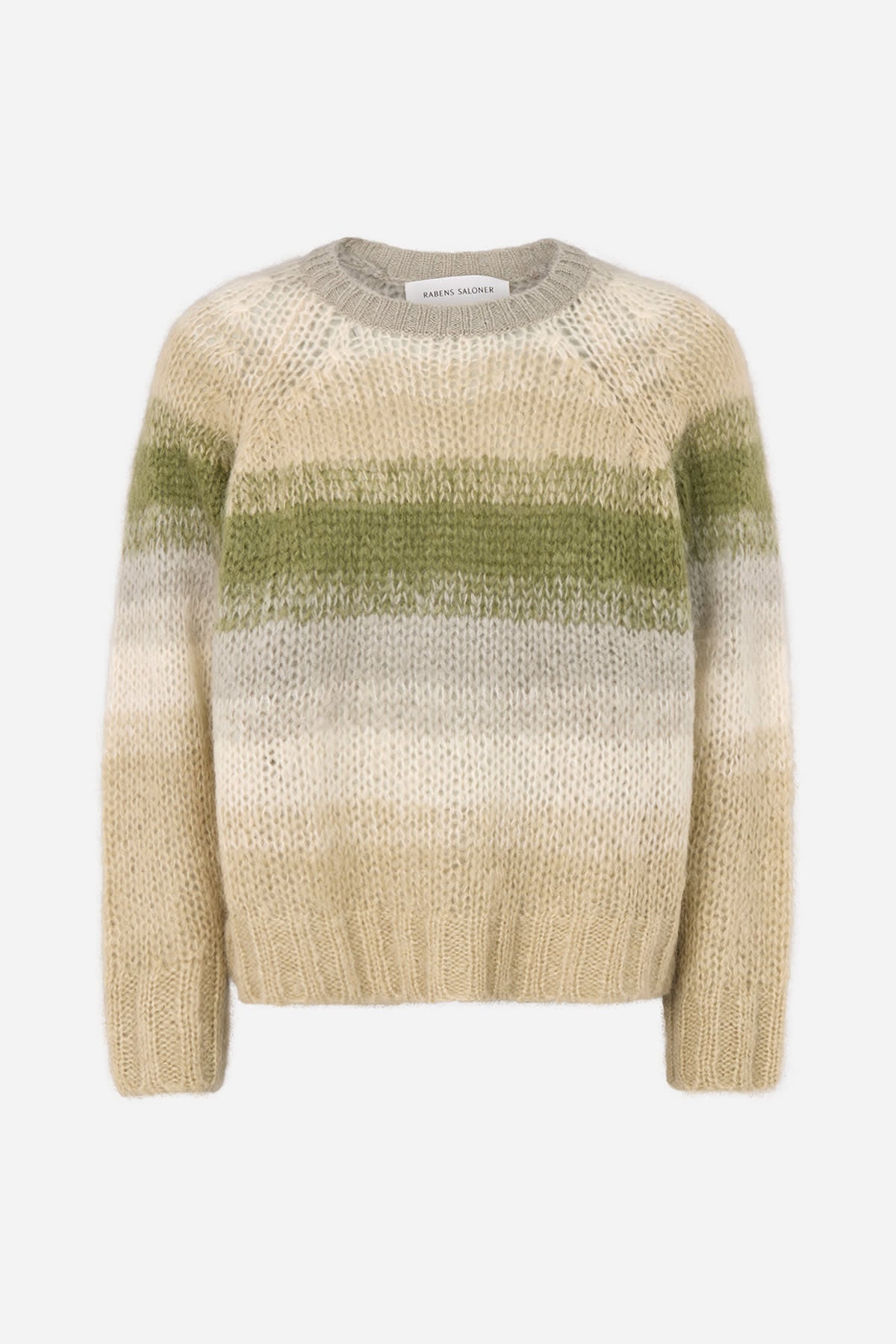 Jasmin - Blurred yarn boxy sweater I Light camel combo Light camel combo XS/S 4 - Rabens Saloner