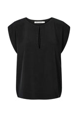 Rosalyn - Sandwashed blouse I Black Black XS  3 - Rabens Saloner