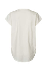 Blanca - Vintage cotton cap sleeve top I Chalk    4 - Rabens Saloner