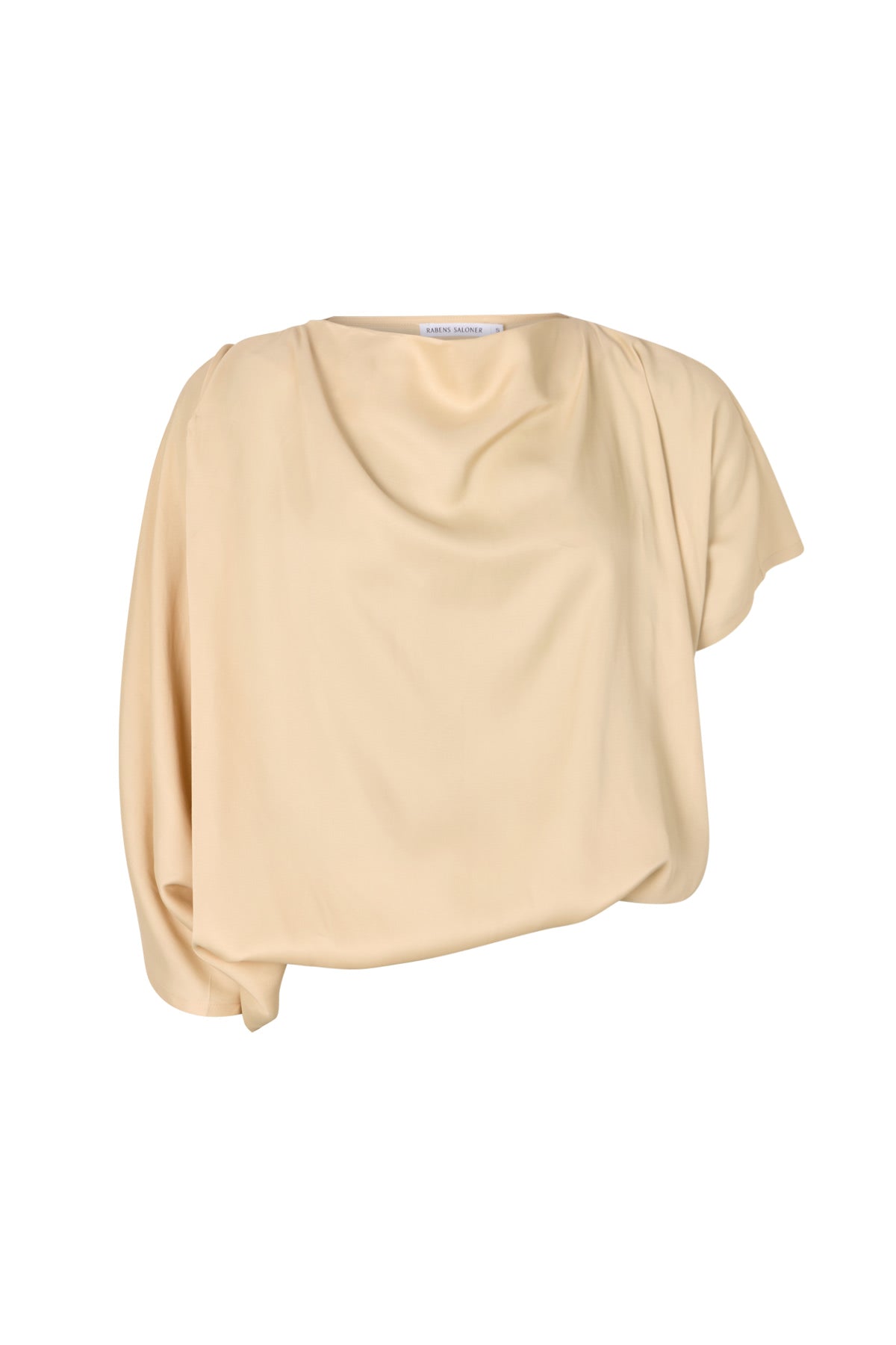 Mist - Ripple drape blouse I Sand Dollar 4 - Rabens Saloner