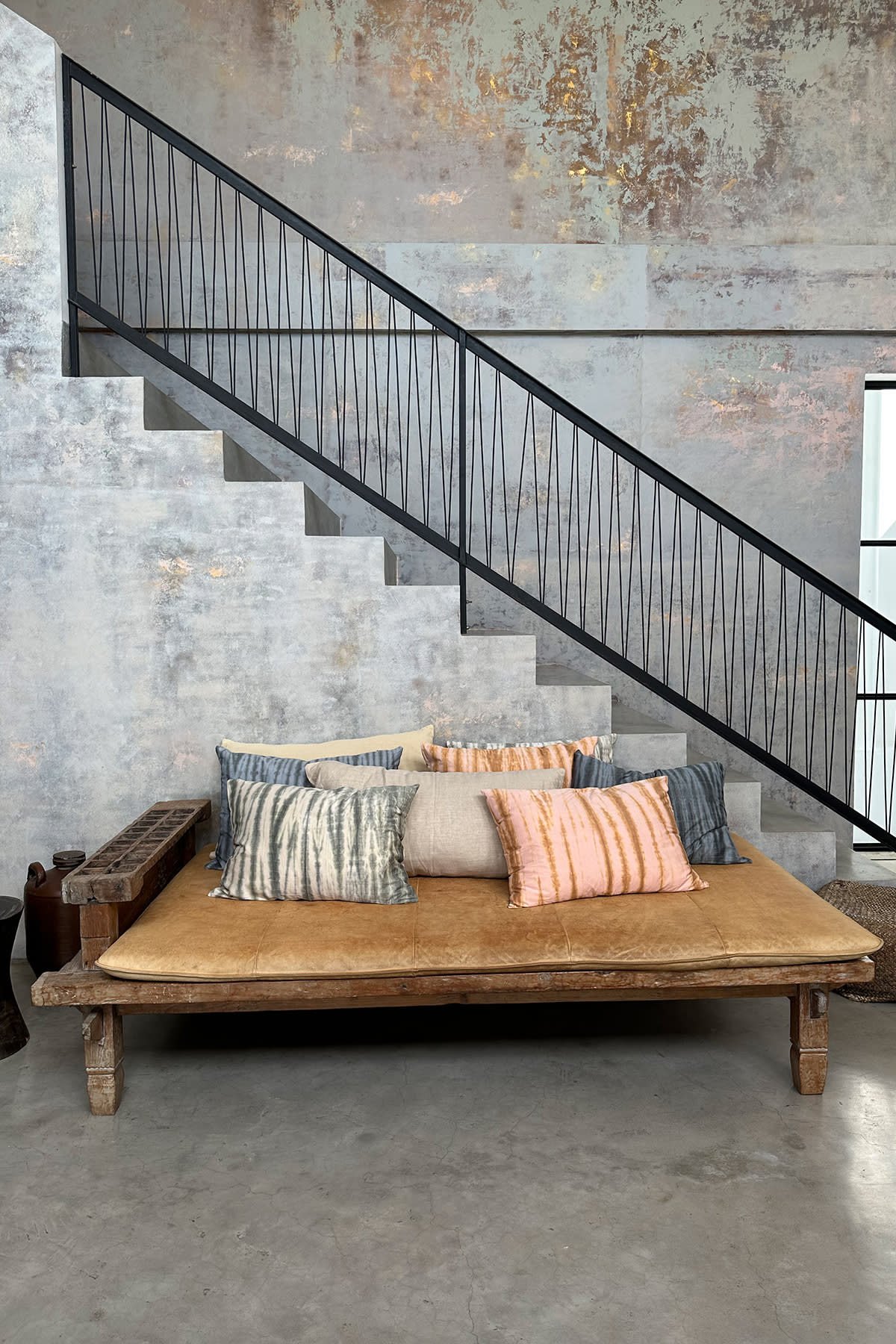 Tie-dye pillow - Pillow 50x70 cm I Grey Combo 3 - Rabens Saloner