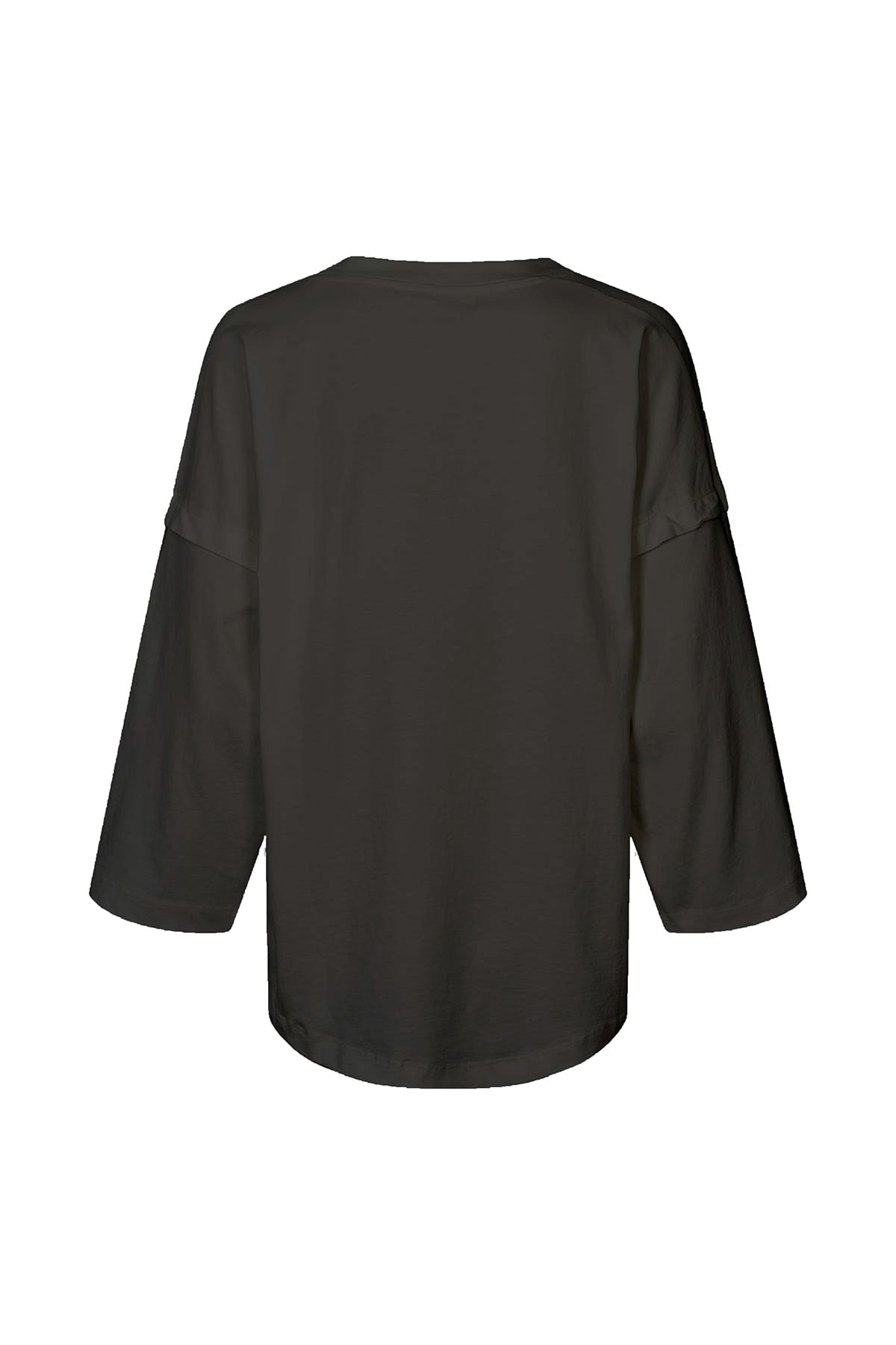 Laurah - FOT jersey 3/4 sleeve top I Faded black 2 - Rabens Saloner