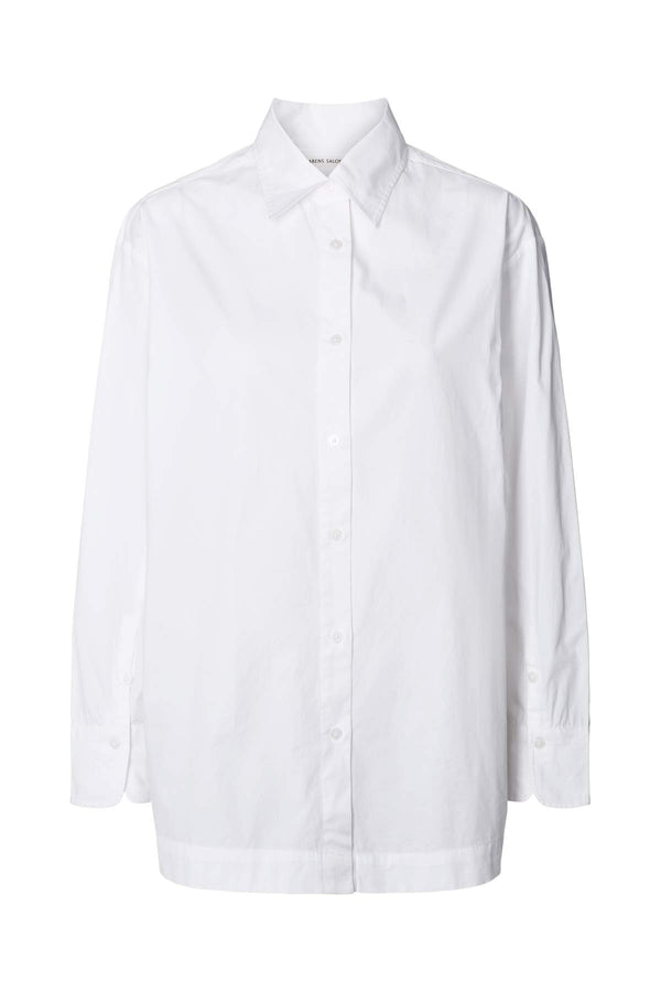 Babara - Monogram shirt I White White XS/S  1 - Rabens Saloner