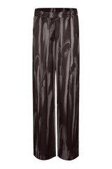 Abia - Mottled wide leg pant I Grey combo Grey combo XS  5 - Rabens Saloner