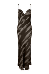 Meluca - Mottled bias dress I Grey combo Grey combo XS  5 - Rabens Saloner