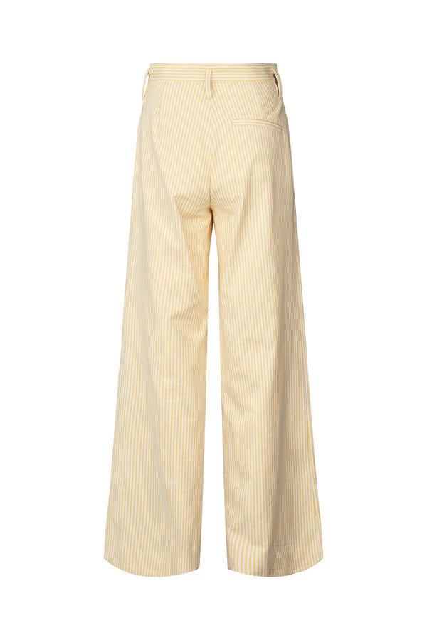Julla - Easy tailoring pant I Yellow stripe    2 - Rabens Saloner