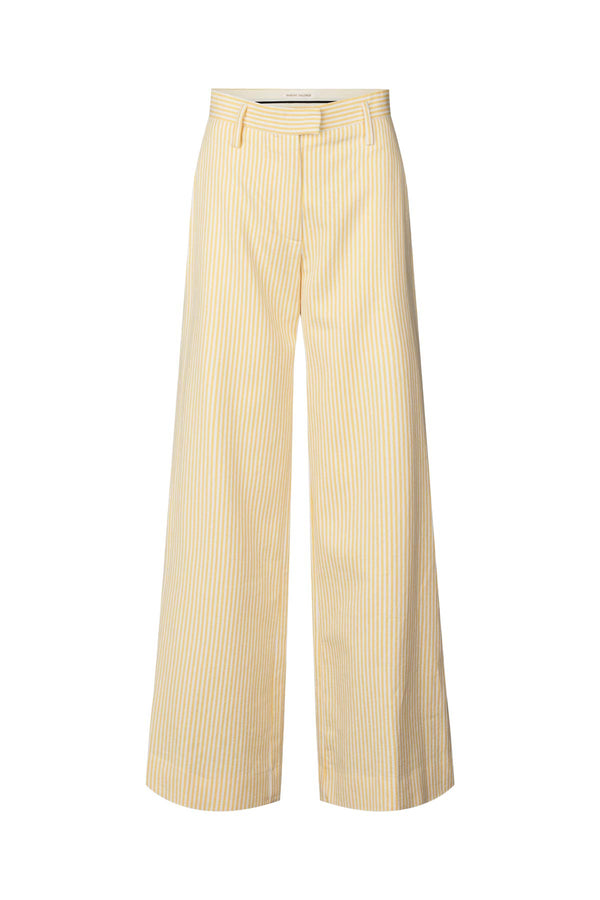 Julla - Easy tailoring pant I Yellow stripe Yellow stripe S  1 - Rabens Saloner