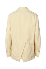 Loza - Easy tailoring jacket I Yellow stripe    5 - Rabens Saloner