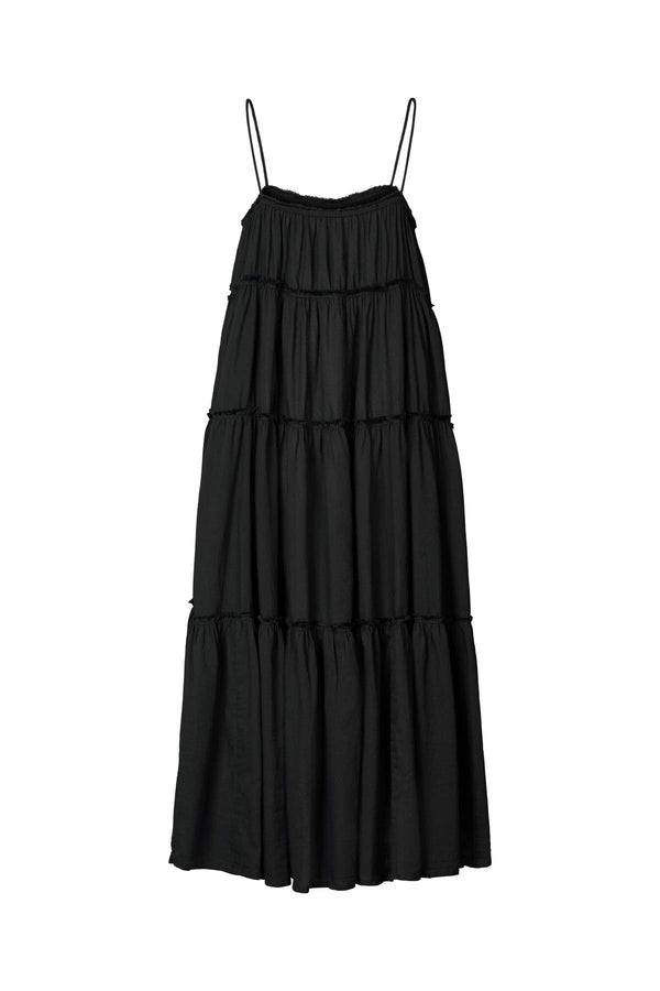 Kadie - Cotton string dress I Black    2 - Rabens Saloner