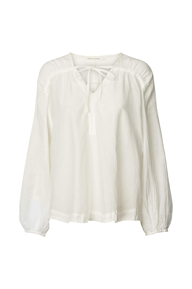 Roxy - Cotton blouse I White White XS  4 - Rabens Saloner
