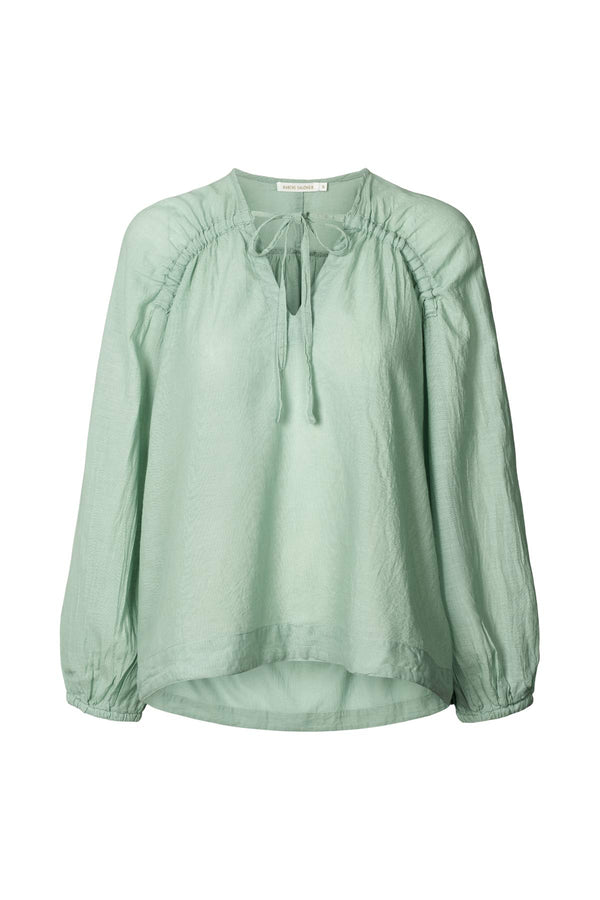 Roxy - Cotton blouse I Mist Mist XS  1 - Rabens Saloner