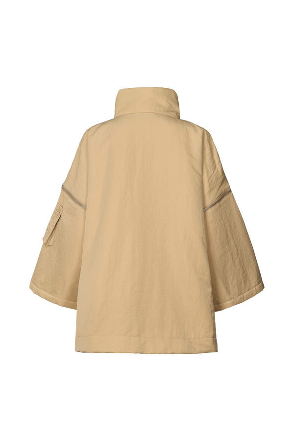 Alis - Nylon tunic jacket I Sand    2 - Rabens Saloner