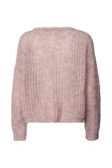 Engla - Fluffy rope boxy sweater I Dusty Rose    5 - Rabens Saloner