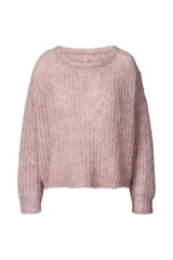 Engla - Fluffy rope boxy sweater I Dusty Rose Dusty Rose XS  4 - Rabens Saloner