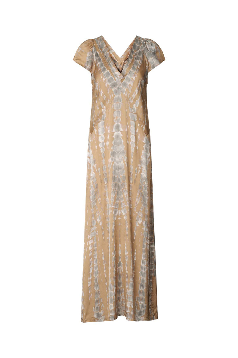 Wilhelmina - Bamboo cap slv. dress I Sculpture combo    6 - Rabens Saloner
