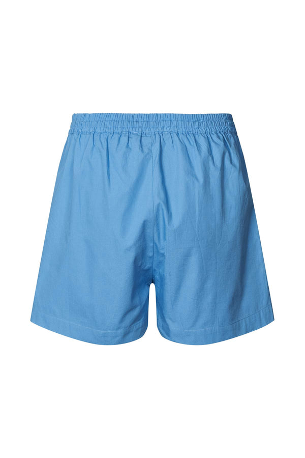 Jeanni - Poplin shorts I Blue    2 - Rabens Saloner