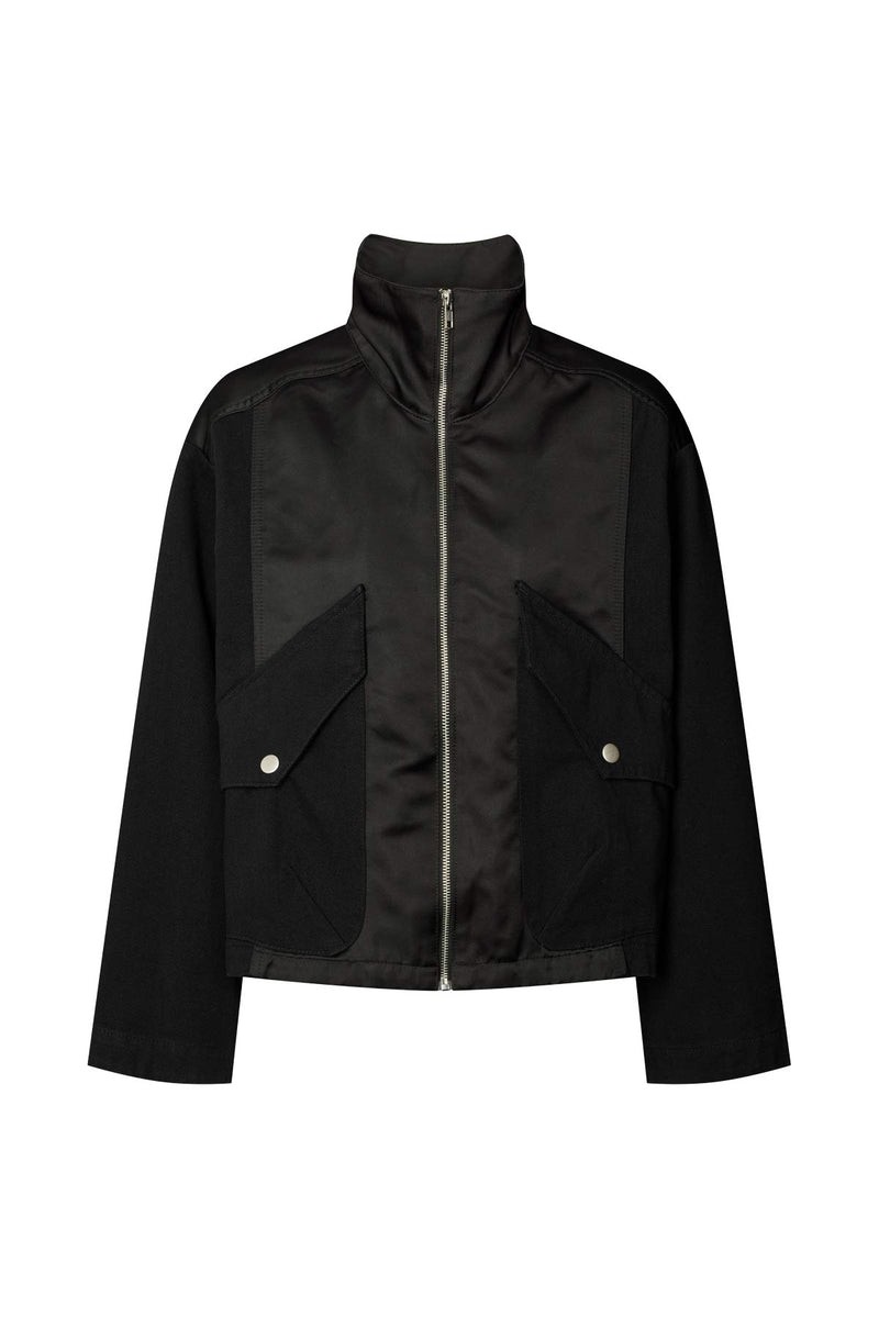 Montie - Duo canvas jacket I Black Black XS/S  5 - Rabens Saloner