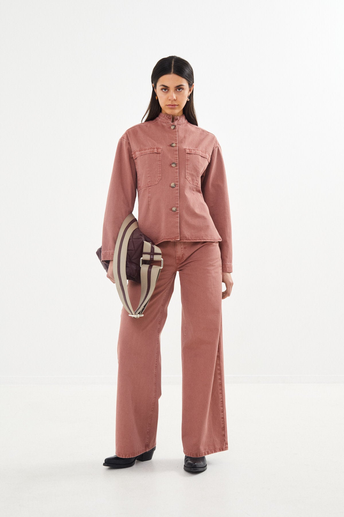Ini - Canvas light pants I Dessert sand 4 - Rabens Saloner
