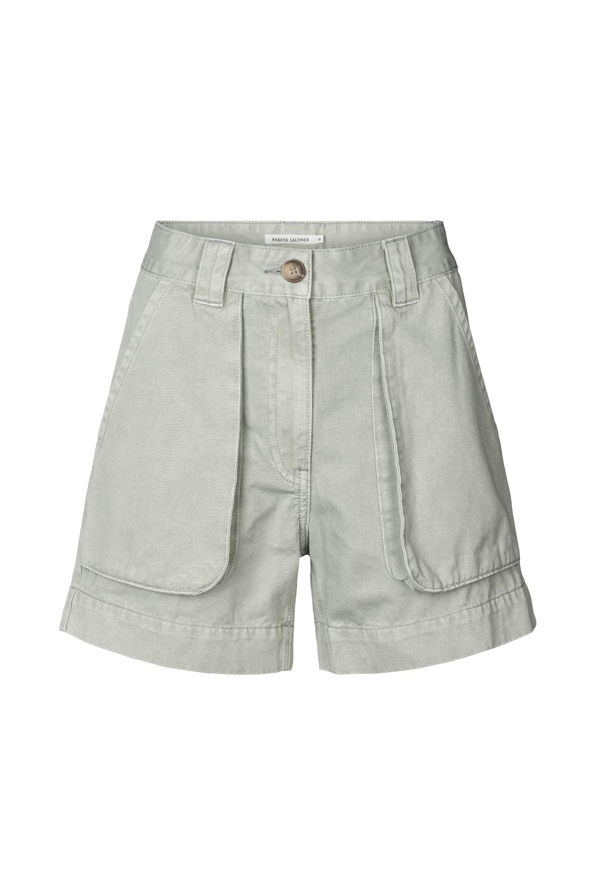 Nata - Canvas light shorts I Grey cloud Grey cloud XXS 4 - Rabens Saloner