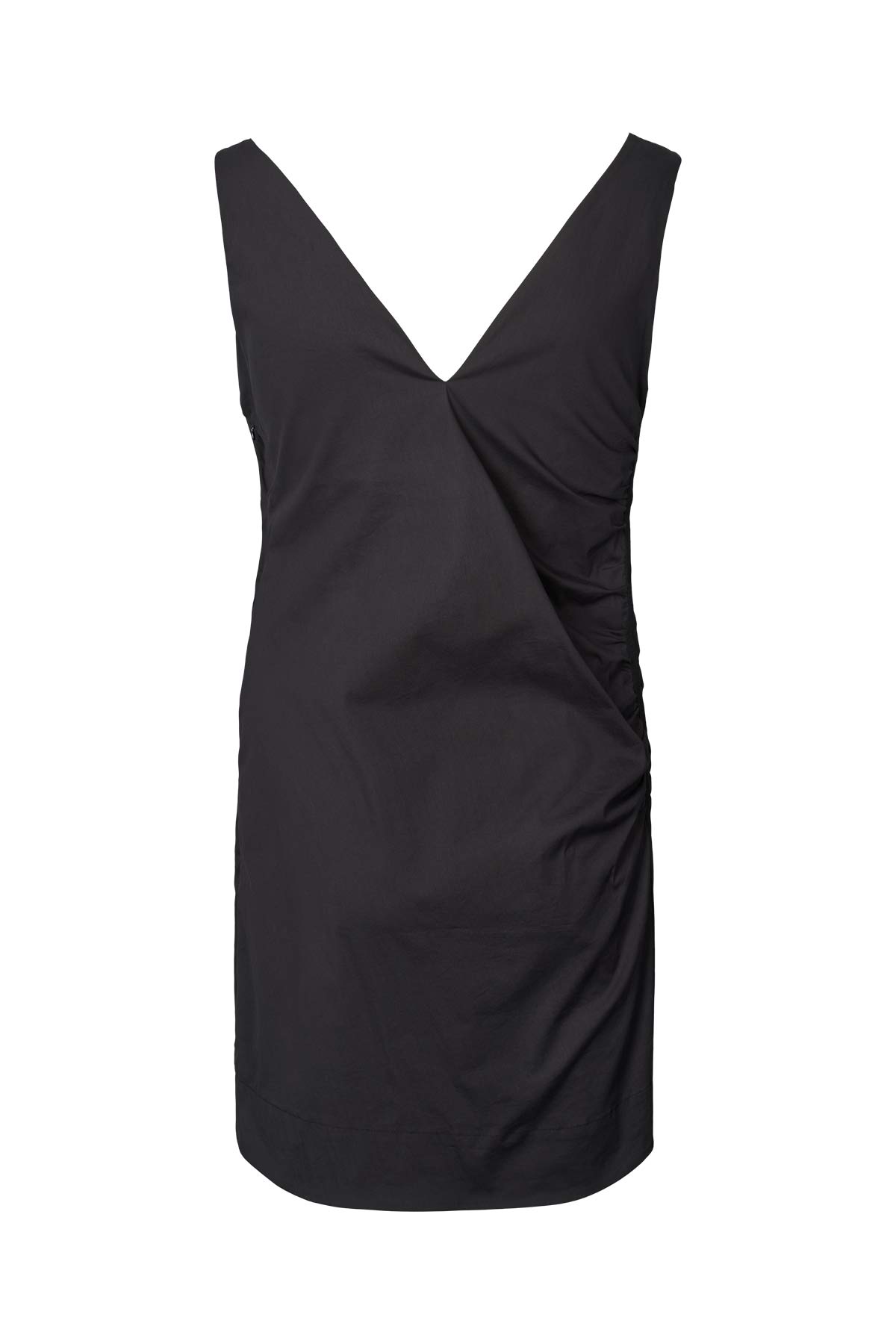 Behani - Papery V-neck dress I Black 2 - Rabens Saloner