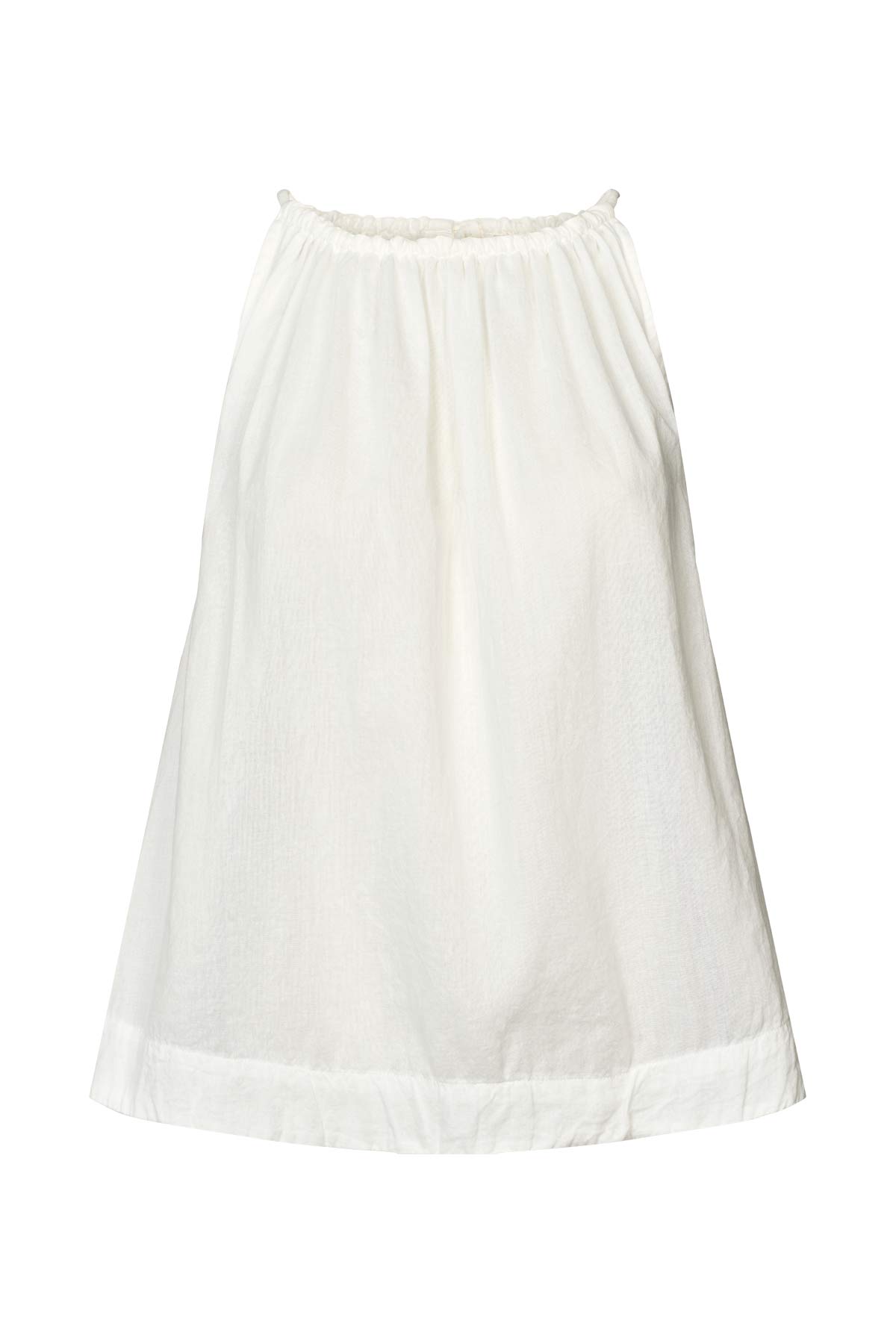 Hoda - Cotton halter top I White White XS 4 - Rabens Saloner