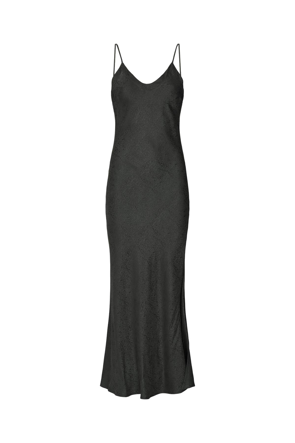 Glorie - Cluster jacquard bias dress I Black Black XS 3 - Rabens Saloner