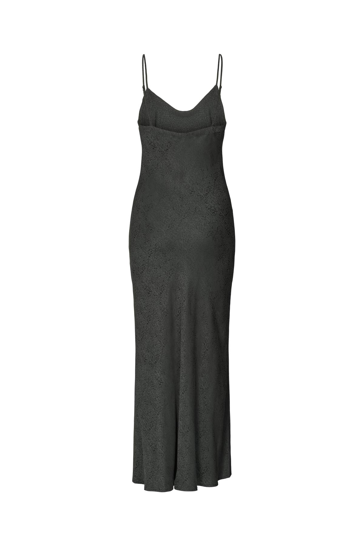 Glorie - Cluster jacquard bias dress I Black 4 - Rabens Saloner
