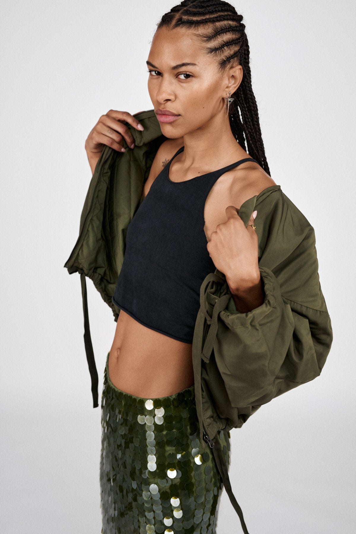 Glod - Arched jacket I Army Green 5 - Rabens Saloner