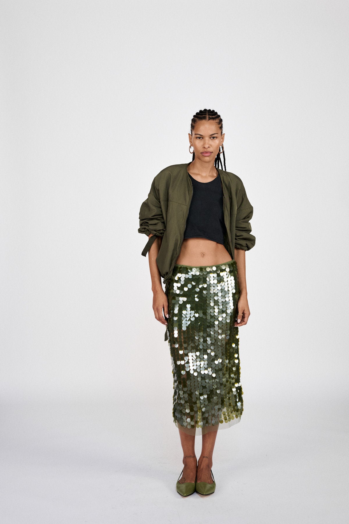 Glod - Arched jacket I Army Green 13 - Rabens Saloner