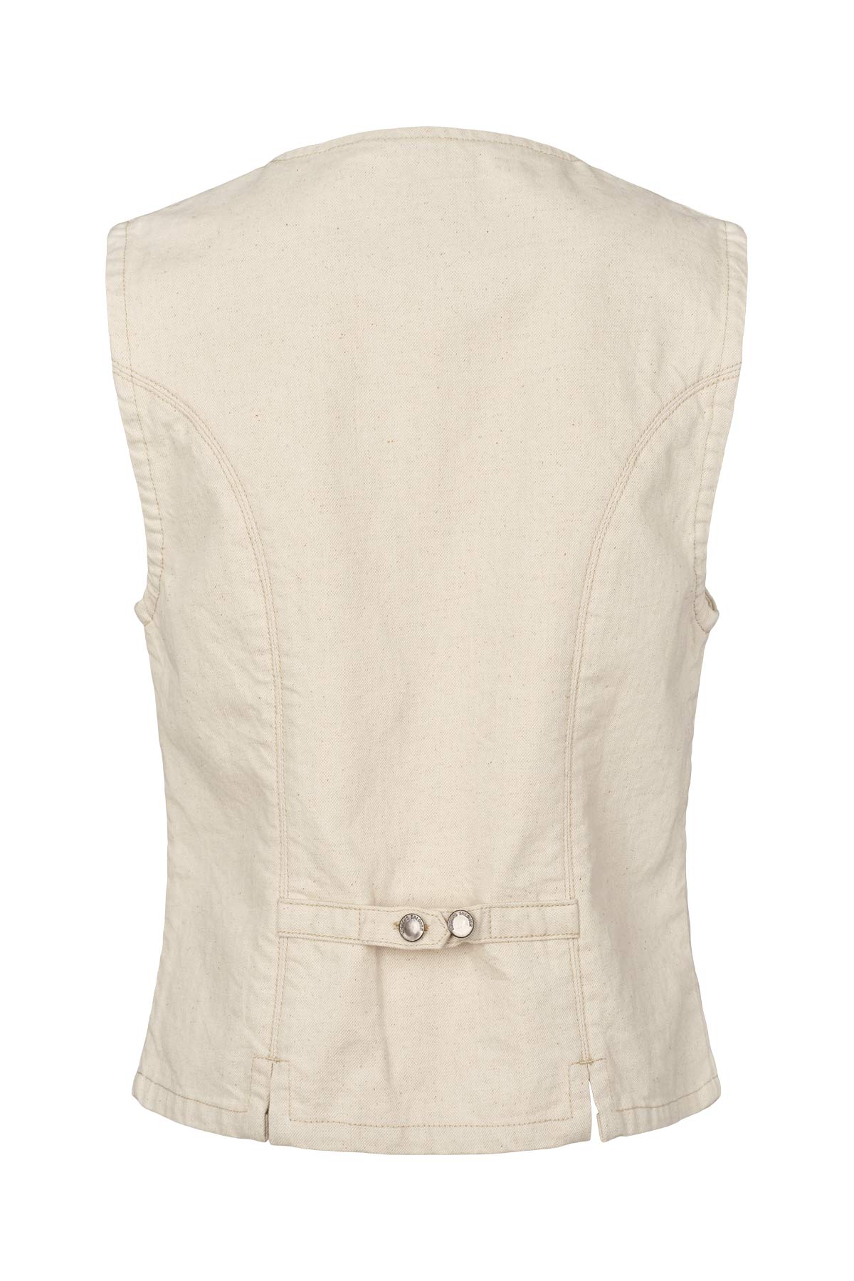 Banu - Denim ecru vest I Ecru 4 - Rabens Saloner