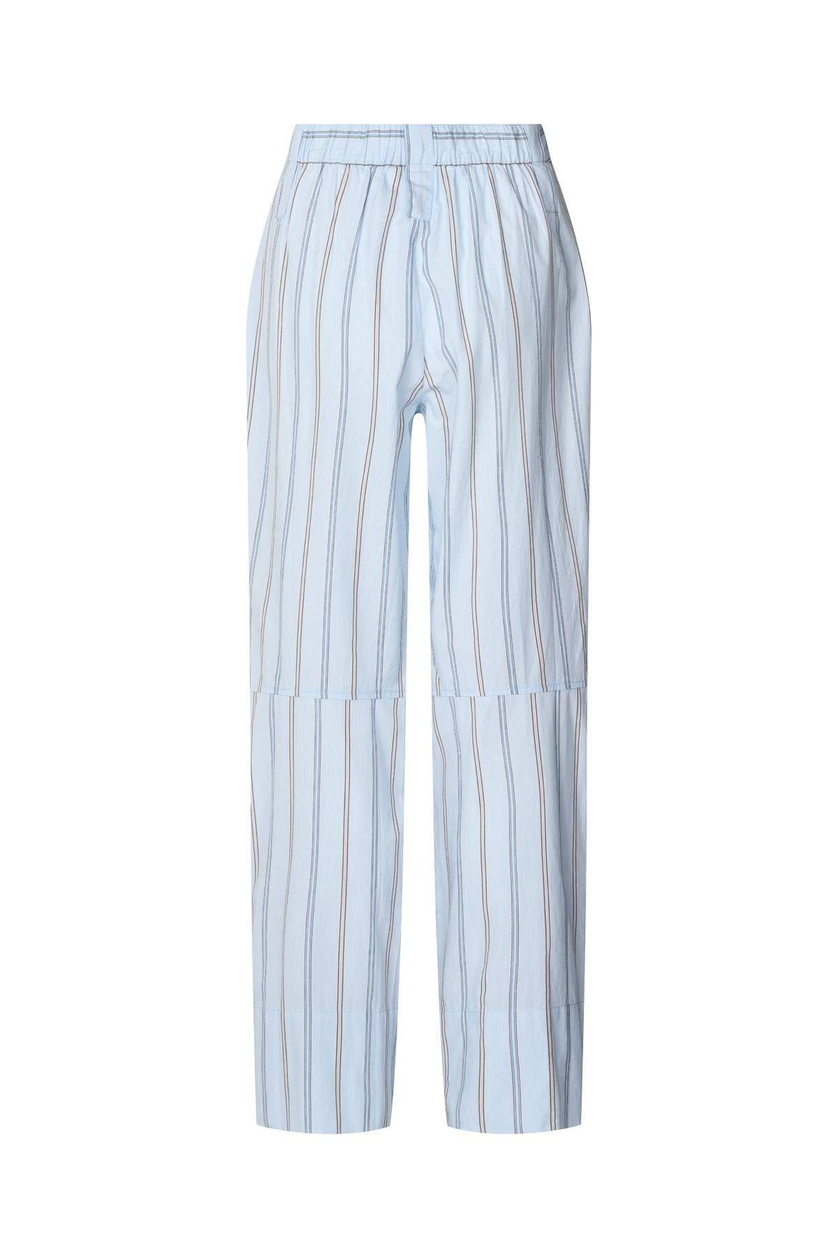 Fresia - Reverse stripe military pants I Blue pyjama stripe 8 - Rabens Saloner
